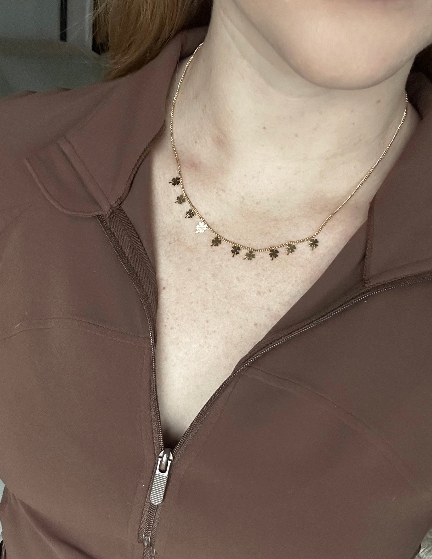 Lucky Girl Necklace Gold