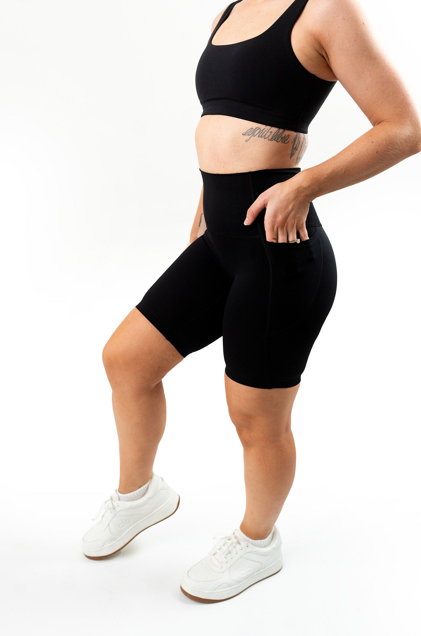 Luxe Air Pocket Bike Shorts 8"