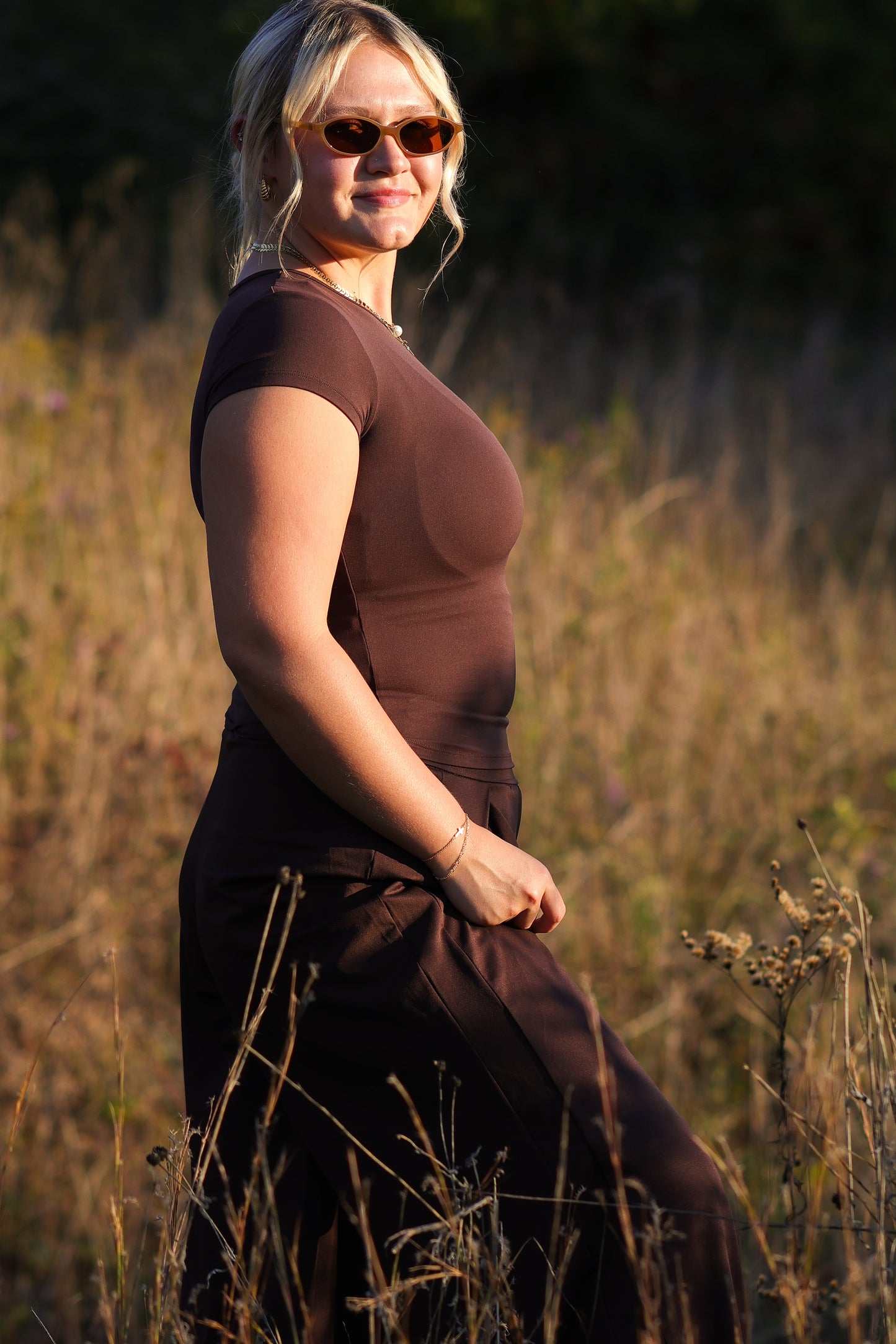 Luxe Draped Pant 31"