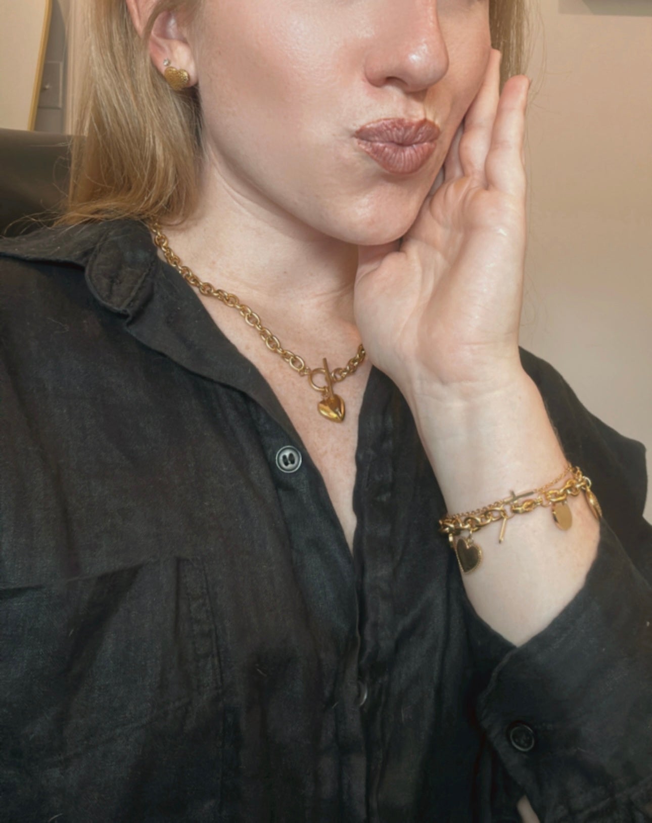 Key to My Heart Necklace Gold