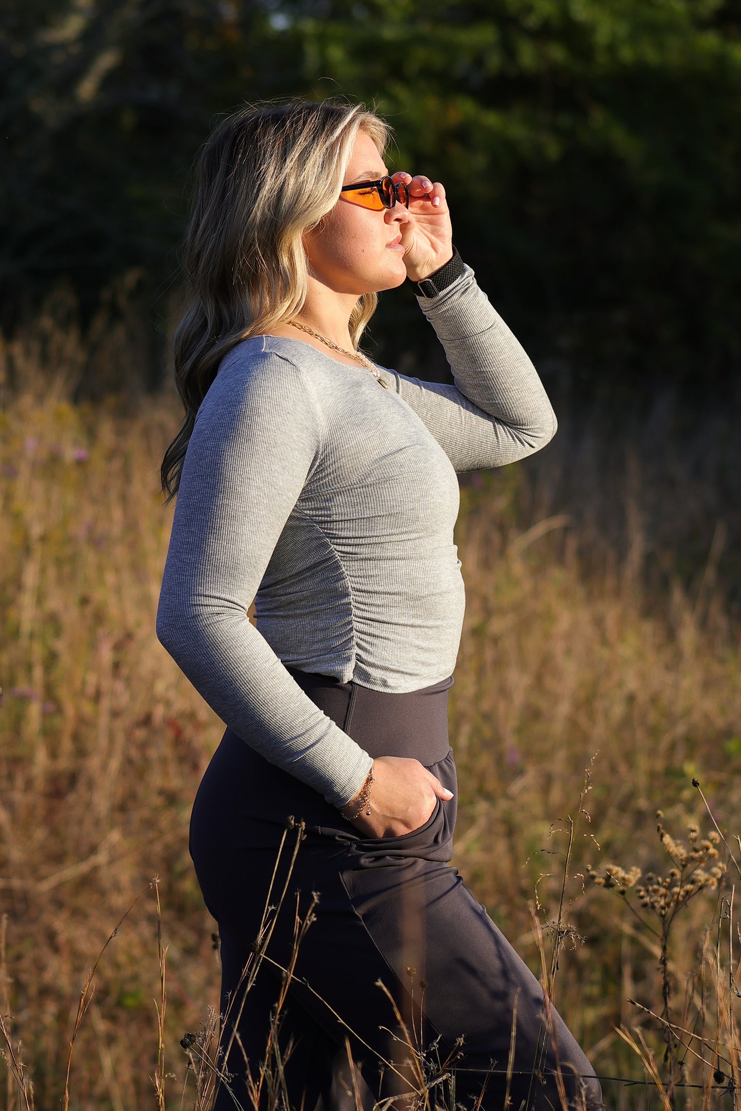 Luxe Modal Fitted Long Sleeve Tee