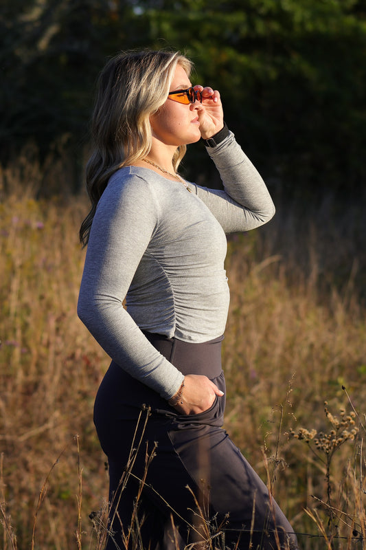 Luxe Modal Fitted Long Sleeve Tee