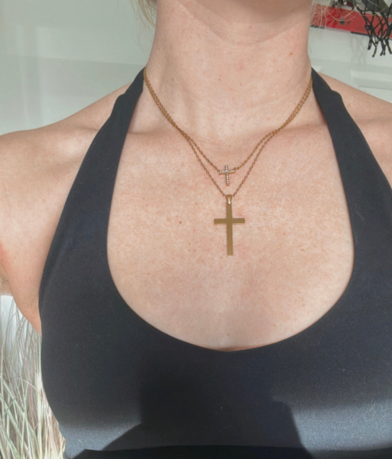 Blessed Babe Necklace Gold