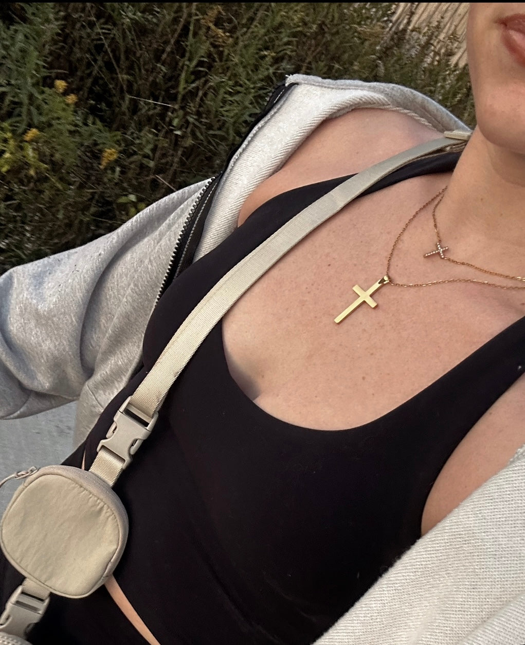 Blessed Babe Necklace Gold
