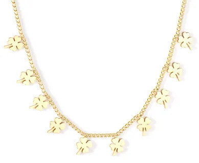 Lucky Girl Necklace Gold