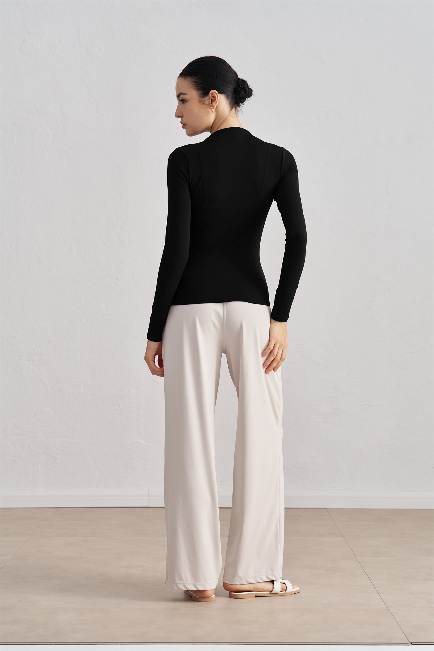 Luxe Free Mock Neck Tee