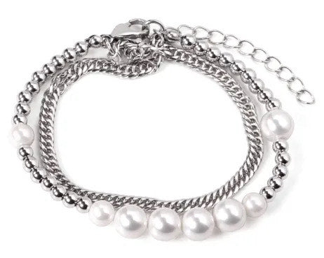 Pearl Jams Bracelet Silver