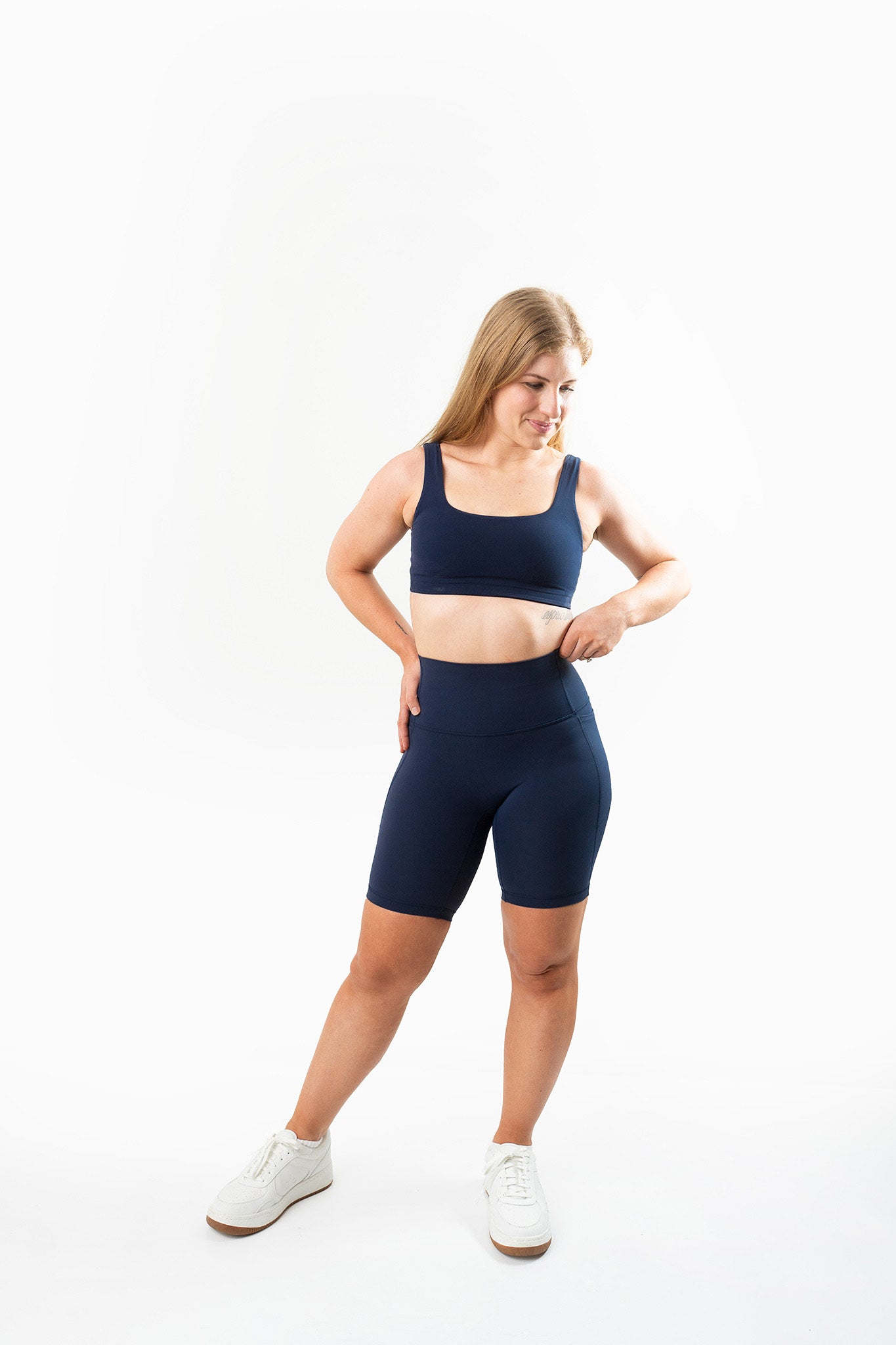 Luxe Air Pocket Bike Shorts 8"