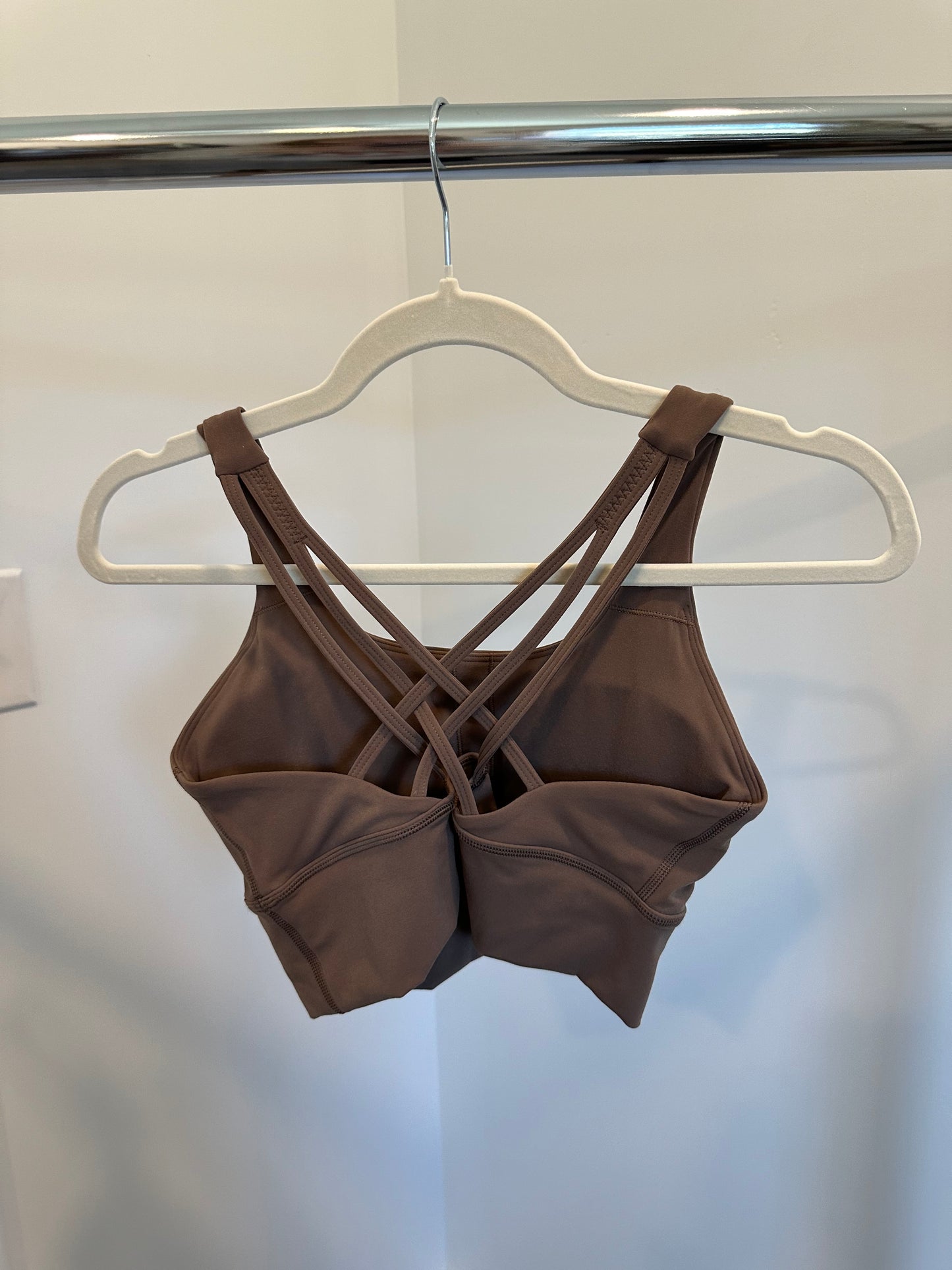 Gentle Mover Long Line Strappy Sports Bra