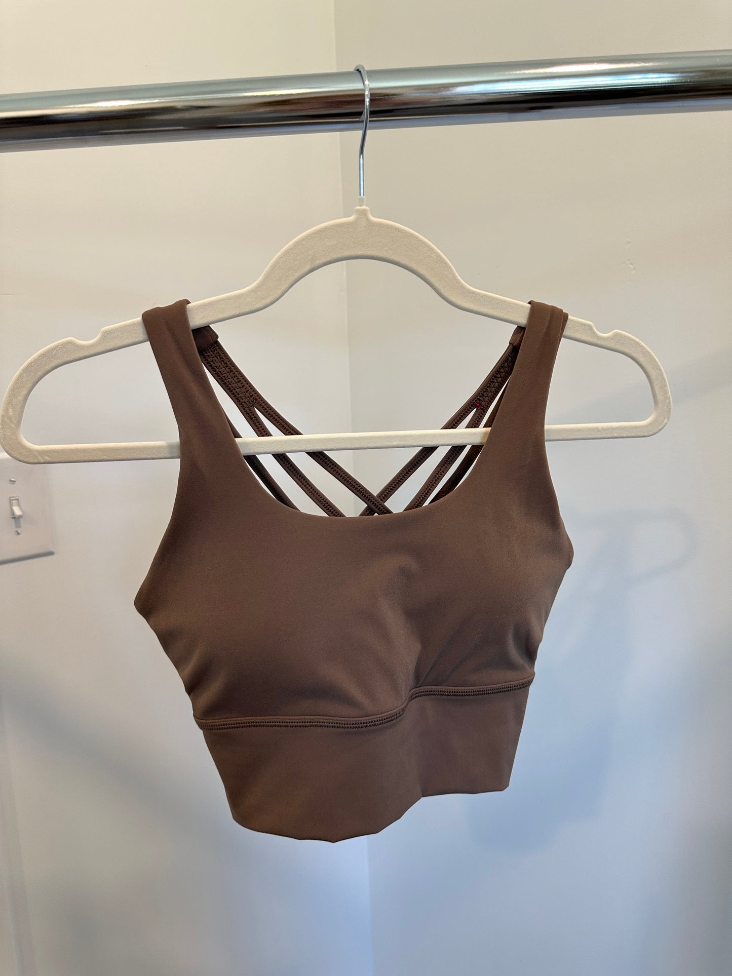 Gentle Mover Long Line Strappy Sports Bra