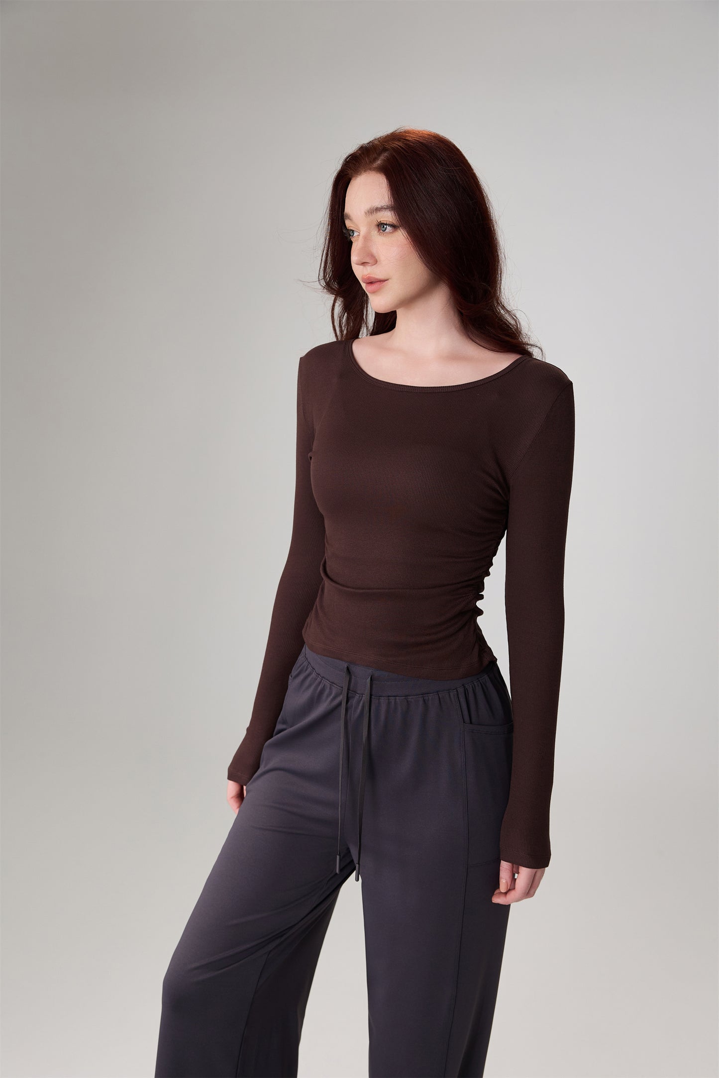 Luxe Modal Fitted Long Sleeve Tee