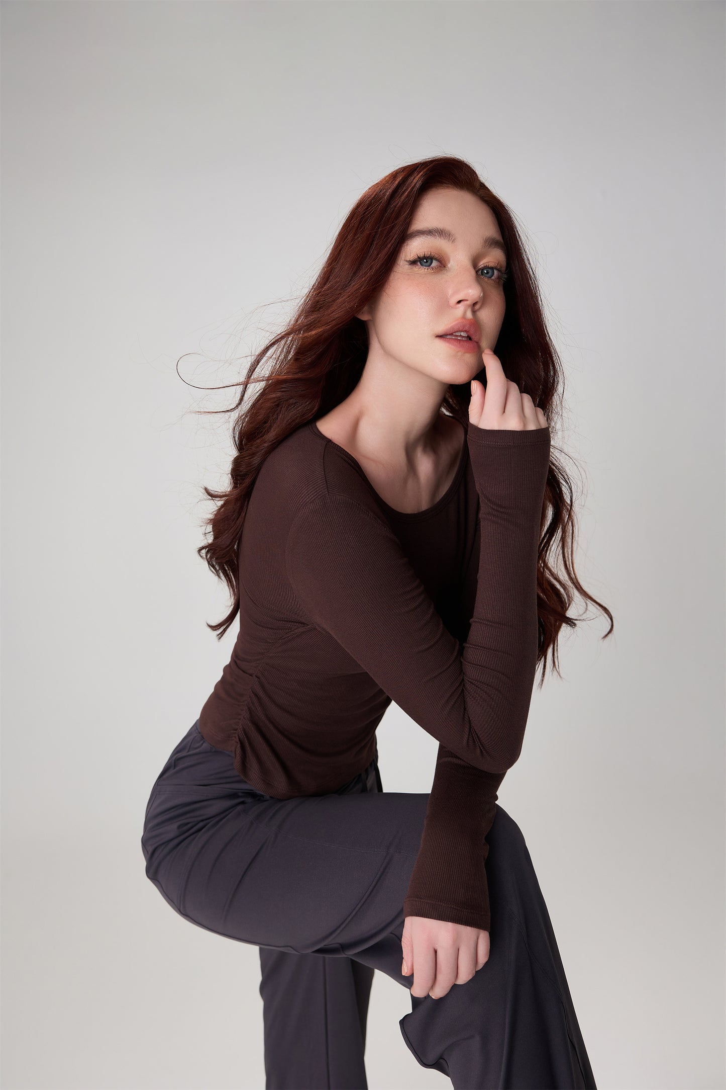 Luxe Modal Fitted Long Sleeve Tee