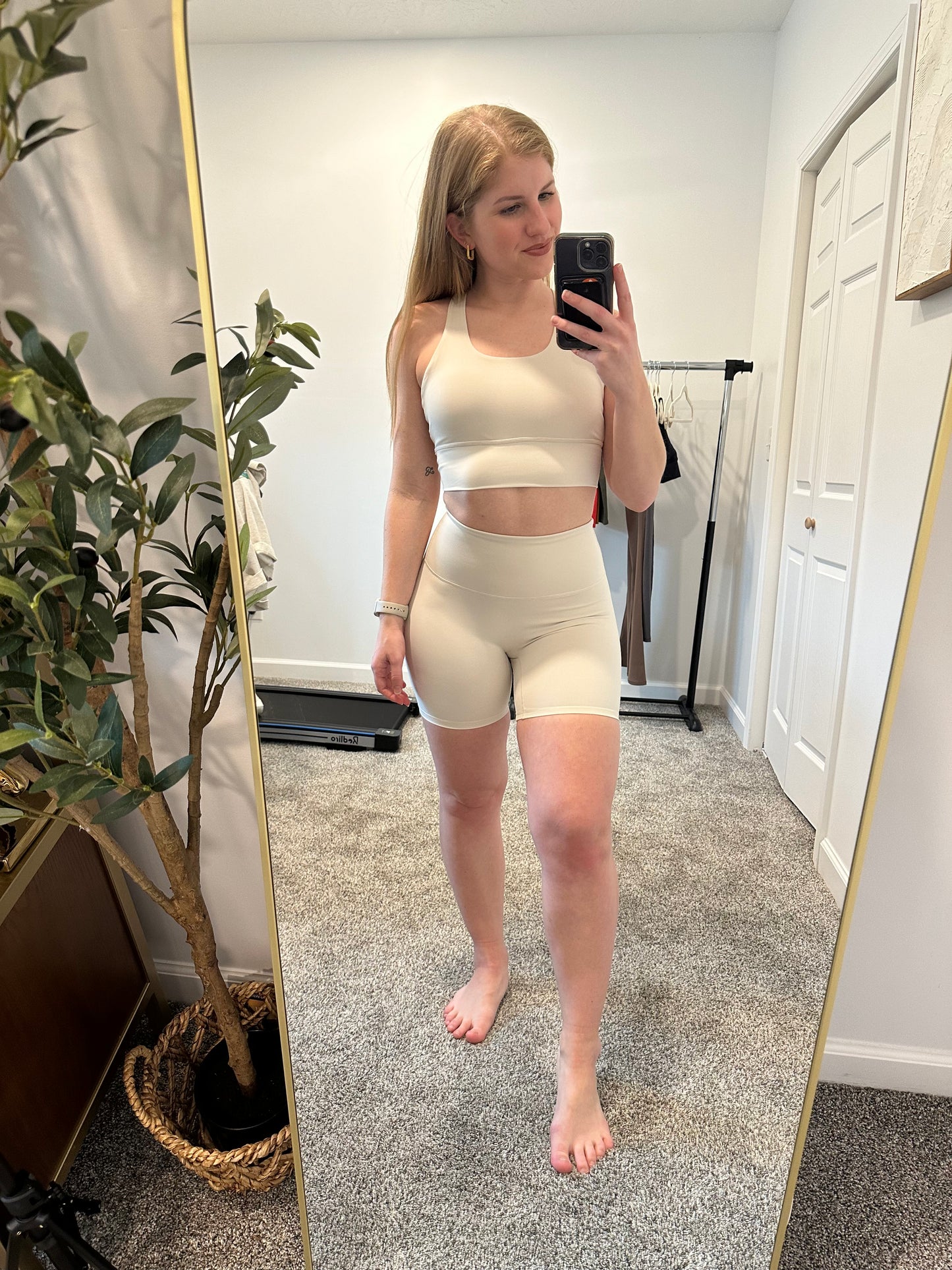 Gentle Mover Long Line Strappy Sports Bra