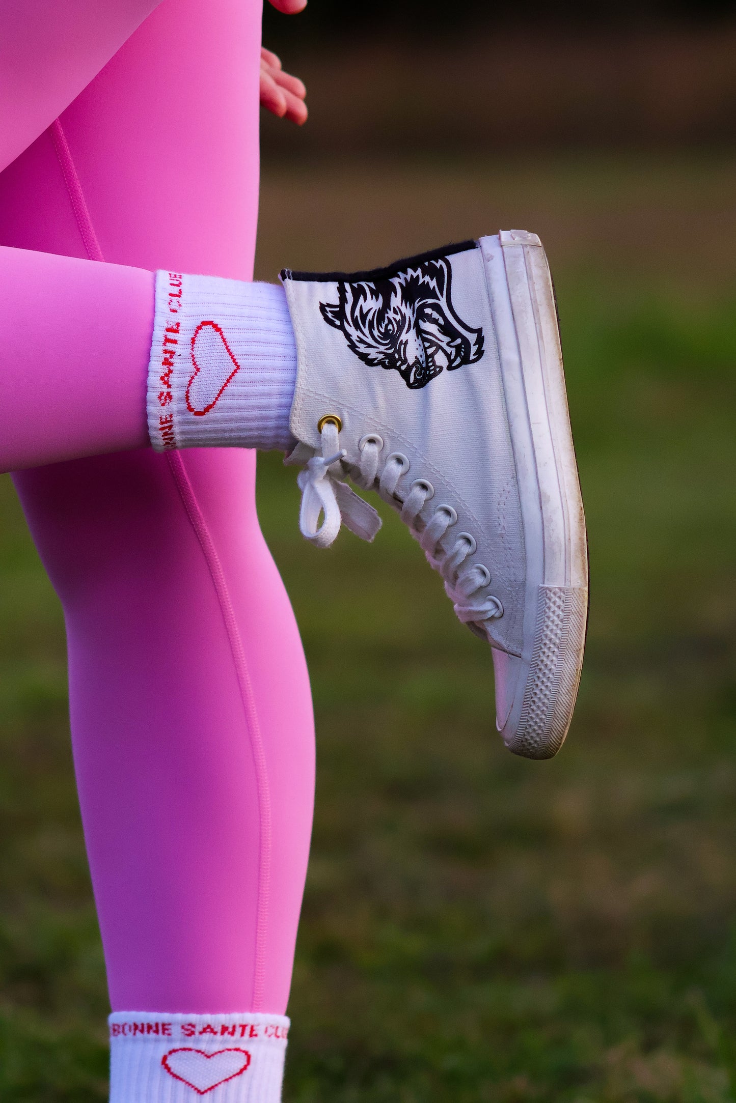 Limited Edition Heart Quarter Crew Socks