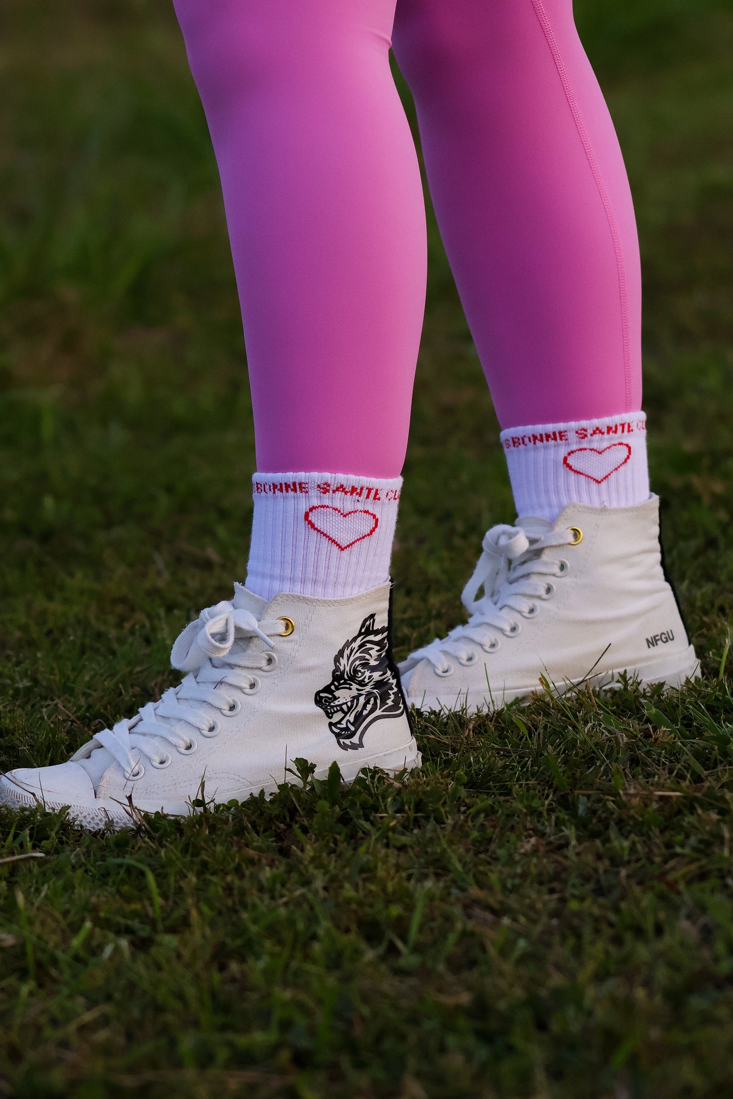 Limited Edition Heart Quarter Crew Socks